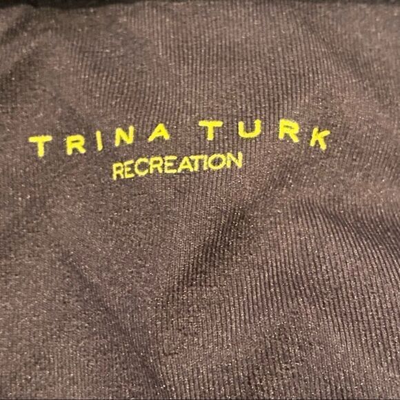 Trina Turk Black Jacket Workout Size Medium - Picture 8 of 13